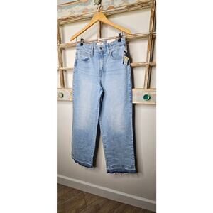 NWT High Rise Wide Leg Light Wash Jeans Ladies size 6R